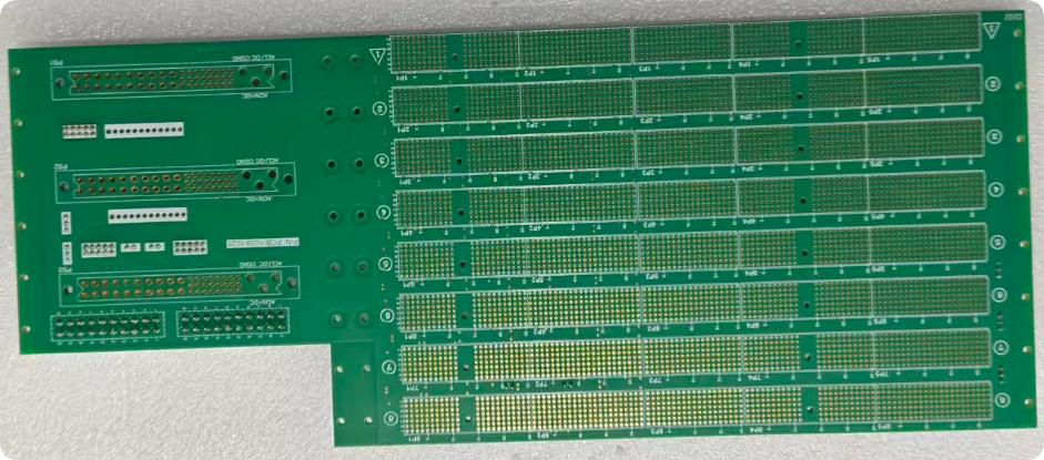 9u8槽cpci背板系统槽下P4和P5分别互联适用于2u机箱